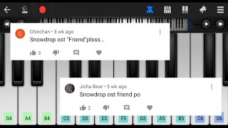 Kim Hee Won quotFriendquot  Snowdrop Ost • Perfect Piano Tutorial on App [upl. by Vine267]