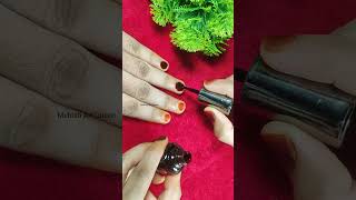 Halal nail 💅polish henna🤯nailhenna nailart nails trickmehdi mehndi henna [upl. by Salot]