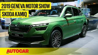 Skoda Kamiq  First Look Preview  Geneva Motor Show 2019  Autocar India [upl. by Amilah577]