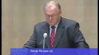 Göran Persson pratar snusk [upl. by Florance]