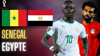 🔴🇸🇳🇪🇬 SENEGAL  EGYPTE LIVE  LA REVANCHE DE LA CAN SALAH VS MANE  BARRAGES COUPE DU MONDE  CDM [upl. by Aryek]