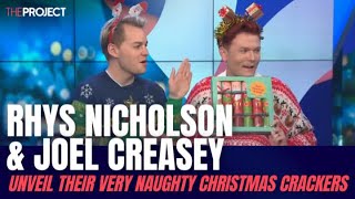 Rhys Nicholson amp Joel Creasey Unveil Their Very Naughty Christmas Crackers [upl. by Ahsrav]