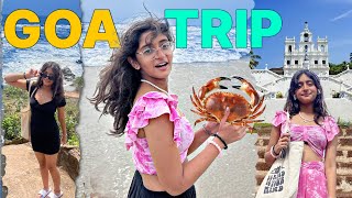 My GOA Trip In MonSoon  Vlog with FAMILY and Friends  MyMissAnand [upl. by Bannon]