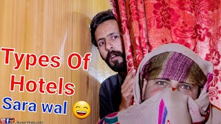 Types of hotels Sara wal Gandagir family etc Buner Vines New Funny Video 2022 [upl. by Norword729]