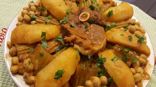 الخرشف باللحم الغنمي روعة tajine au cardon [upl. by Gnidleif]