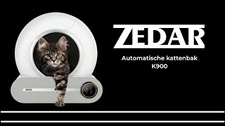 Zedar K900 Automatische Kattenbak Handleiding [upl. by Spense]