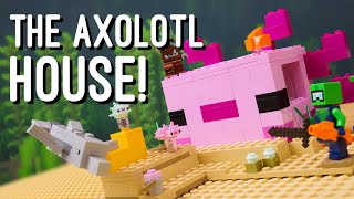 LEGO Minecraft  The Axolotl House Review [upl. by Refotsirk315]