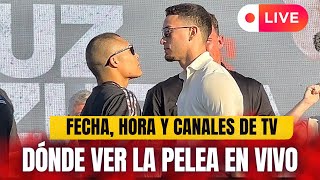 🔥DÓNDE VER LA PELEA DEL PITBULL CRUZ VS RAYO VALENZUELA EN VIVO FECHA HORA Y CANALES🔥🥵 [upl. by Claudy]