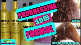 Progressiva MARAVILHOSA da coiffer  Sem formol   Graciele Rodovalho [upl. by Nref279]