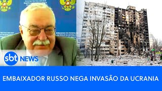 Embaixador russo nega invasão na Ucrânia espiões no Brasil e possível prisão de Putin  Mapa Mundi [upl. by Watts742]