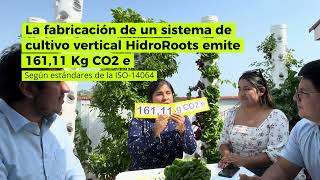 Informe de emisión y captura de la huella de carbono por Hidro Roots [upl. by Suu]