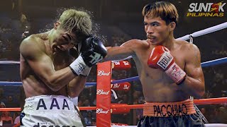 PINAKA MAGALING NA BOXER NOON NG JAPAN BINUNGI NI PACMAN  MANNY PACQUIAO VS TETSUTORA SERMINA [upl. by Ravo]