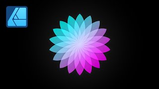 Beautiful Floral Design  Affinity Designer Tutorial [upl. by Eirrek291]