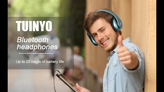 TUINYO Wireless Headphones Over Ear [upl. by Yren]