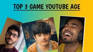 top 3 gaming youtubers age [upl. by Acirretal771]