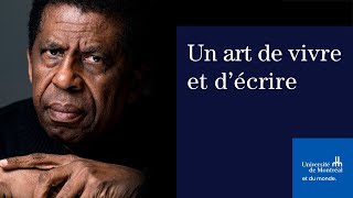 Dany Laferrière quotCe nest pas parce quon est en mouvement quon fait quelque chose de constructifquot [upl. by Obadiah]