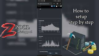 how to use zpool mining pool  crypto mining for beginners on phone  crypto mining 2023 crypto dc [upl. by Nilya438]