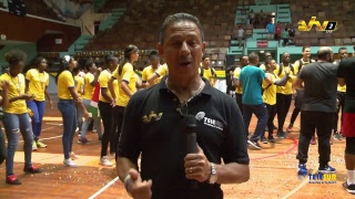 volleybal wk warming up finale  Suriname  Trinidad [upl. by Dnomde991]