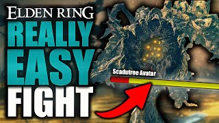 Elden Ring How to BEAT Scadutree Avatar EASILY in Shadow of the Erdtree [upl. by Narud]