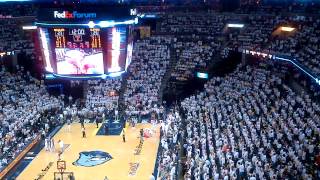 Jerry quotThe Kingquot Lawler pumps up the Memphis Grizzlies crowd [upl. by Martguerita]