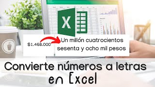 📌✅ Cómo CONVERTIR NÚMEROS a LETRAS en EXCEL Te enseño DOS FORMAS muy fáciles [upl. by Keiryt]