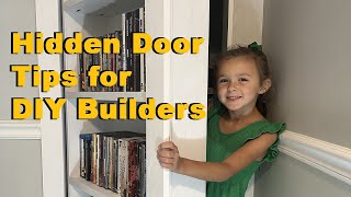 Hidden Door Tips for DIY Builders [upl. by Dilisio]