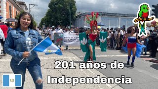 DESFILE 15 de Septiembre en GUATEMALA 2022 🇬🇹 201 años de INDEPENDENCIA  Celinaz 🇸🇻 [upl. by Danila366]