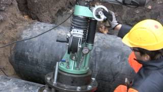 DN 300  12 inch HOT TAPPING WITH TONISCO SYSTEM [upl. by Ztnahc]