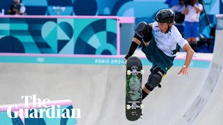 Australian Keegan Palmer on mens park skateboard gold medal [upl. by Adrien]