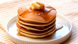 【スイーツレシピ】ふわふわパンケーキ Fluffy Pancakes [upl. by Creamer]