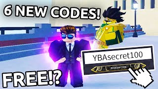 Your Bizarre Adventure DECEMBER CODES UPDATE ALL NEW ROBLOX Your Bizarre Adventure YBA CODES [upl. by Yim]