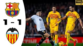 Barcelona vs Valencia 11  LaLiga  All Goals amp highlights 2023 HD [upl. by Crowley]