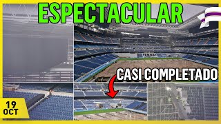 🌧 ¡DILUVIO UNIVERSAL⚠️OBRAS del SANTIAGO BERNABÉU 19 Octubre 2023 [upl. by Anitsirhc565]