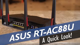 Asus RTAC88U AC3100 Router  A Quick Look [upl. by Coughlin504]