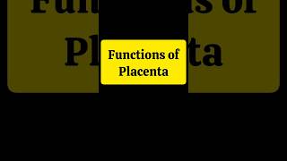 Function of PlacentaHuman Reproduction neetrevisionvideos neet2024 bsc cuetpreparation ssc [upl. by Chrissie890]