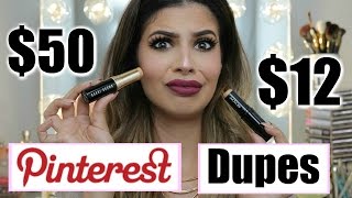 PINTEREST Makeup Dupes TESTED  Laura Lee [upl. by Ydolem65]