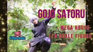 Figureholic 4k Unboxing Mega House Gojo Satoru  Jujutsu Kaisen 18 Scale Figure Eng sub [upl. by Ydak]