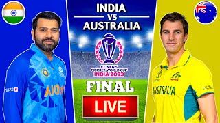 Live IND Vs AUS Final Match Score  Live Cricket Match Today  IND vs AUS live 2nd innings score [upl. by Eedrahs]