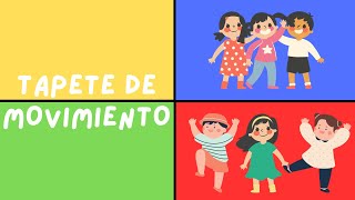 tapete de movimiento  juego para niños  motricidad gruesa atención [upl. by Ezarras]