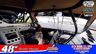 Scott Wylie US OPEN Late Model Feature [upl. by Enuahs]