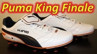 Puma King Finale WhiteDark NavyTeam Orange  UNBOXING [upl. by Aerona]