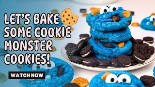 How To Make Cookie Monster Cookies [upl. by Siegel]