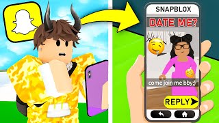 SPYING On ONLINE DATERS In Roblox SNAPCHAT… Brookhaven RP [upl. by Lezti]