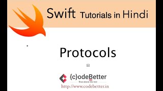 Swift Programming Tutorials In Hindi  Protocols Syntax and Examples [upl. by Edgell]