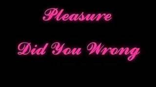 PleasureDid You Wrong [upl. by Ecadnak]