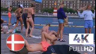 🇩🇰 Islands Brygge Harbour Bath Beach  Walking Tour [upl. by Dacia]