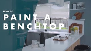 How To Paint A Kitchen Benchtop  Bunnings Warehouse [upl. by Kresic801]