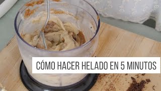 Cómo hacer Helado Banana Saludable [upl. by Ibok]