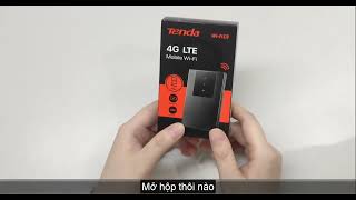 HƯỚNG DẪN CÀI ĐẶT VÀ SỬ DỤNG Bộ phát WiFi Di Động Dùng Sim 4G LTE Tenda 4G180 [upl. by Ycaj]