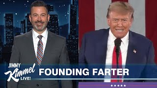 Jimmy Kimmel Made it Into the Trump Trial Donald quotCant Even Testifyquot amp Crazy Abortion Law Repealed [upl. by Dlaner]